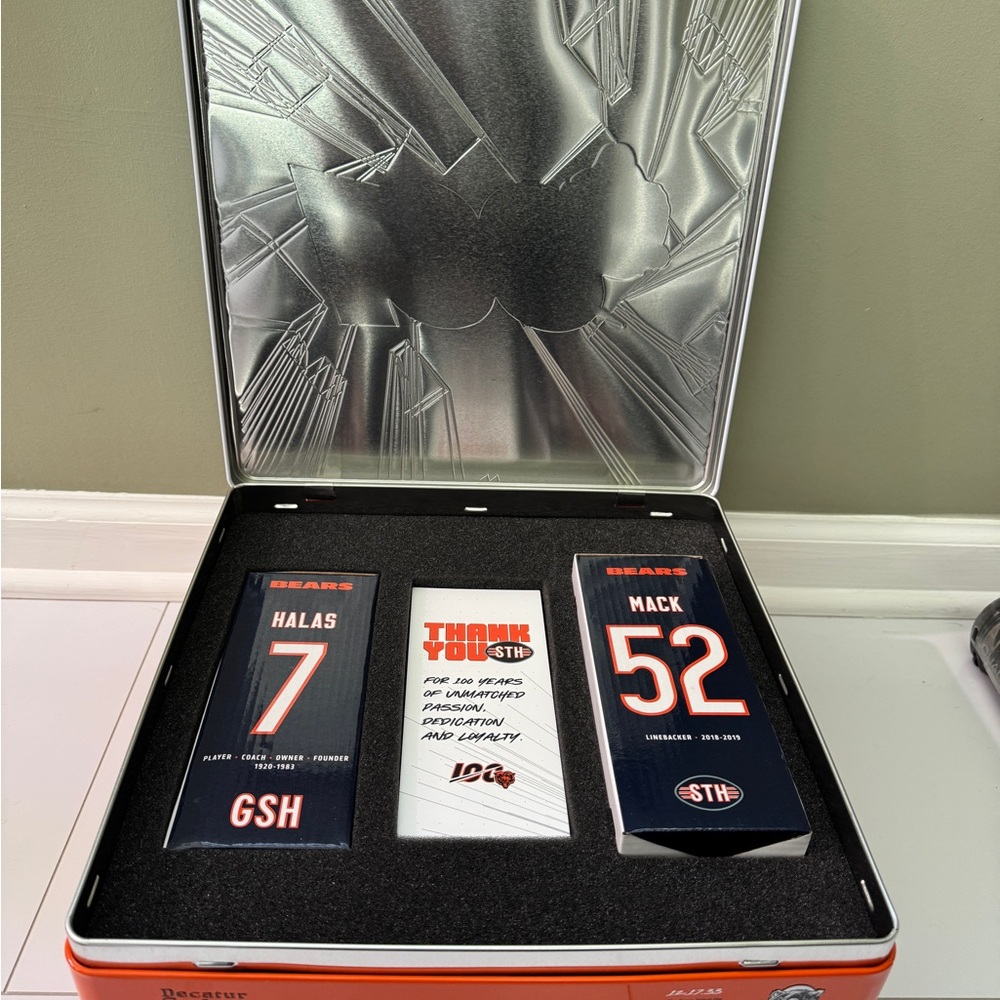 Chicago Bears 100th Anniversary Tin